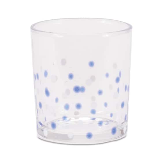 3" Dotted Glass Votive Candle Holders, 3ct.